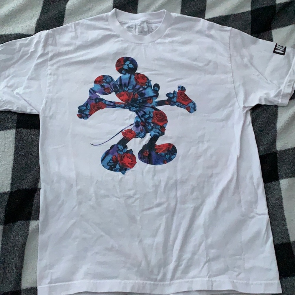 Neff Disney Mickey Mouse Tie Dye Rose Tee